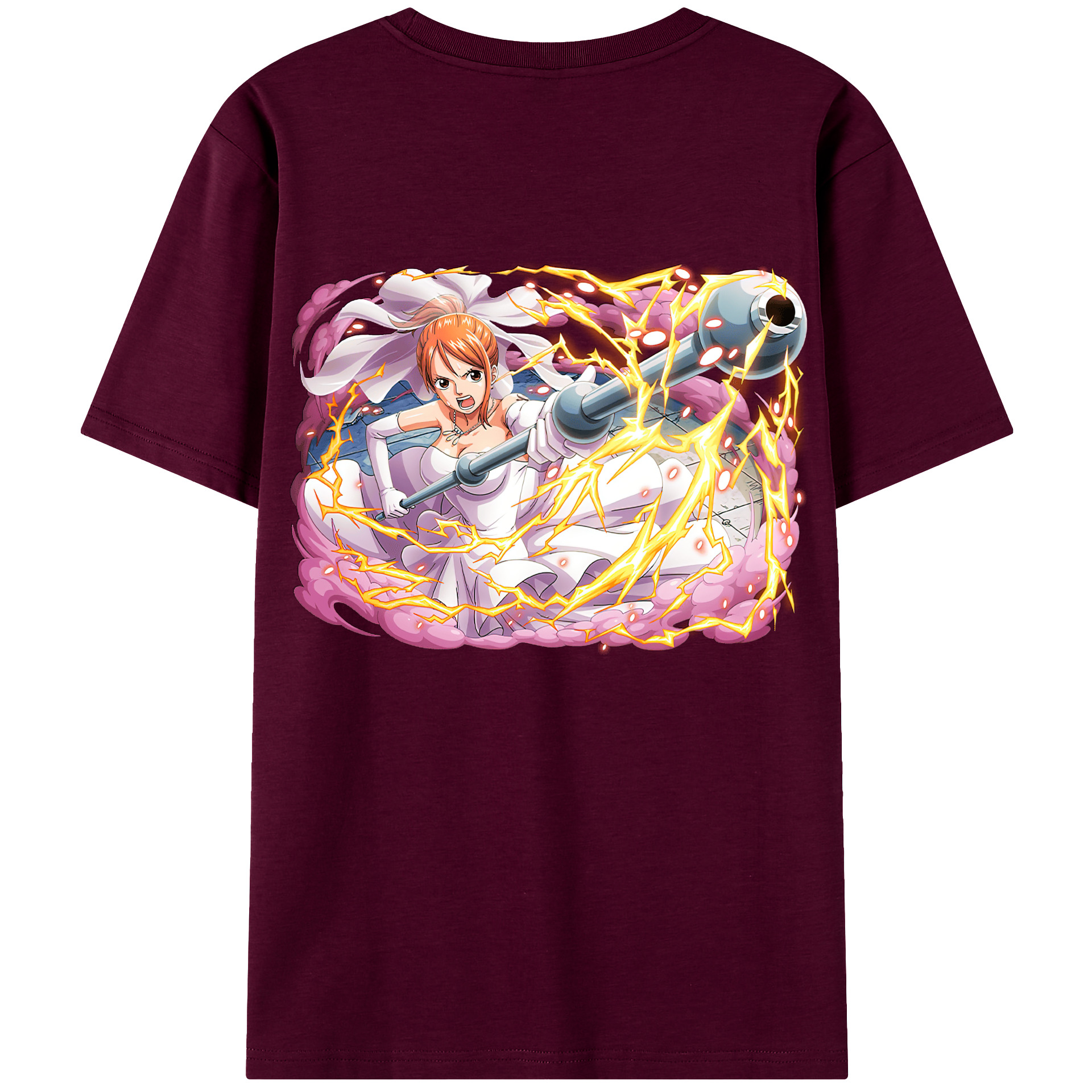 （画像用） ワンピース ナミ ONE PIECE Nami レディース半袖Tシャツ(バックプリント)
